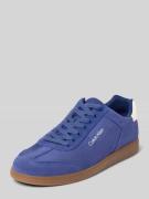 CK Calvin Klein Ledersneaker mit Label-Schriftzug in Royal, Größe 41