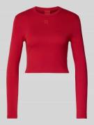 HUGO Regular Fit T-Shirt aus Baumwoll-Mix MODELL 'DELORIS' in Rot, Grö...