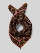 Codello Seidenschal mit eingefassten Abschlüssen in Mittelbraun, Größe...