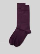 BOSS Socken aus Baumwoll-Mix im 2er-Pack in Violett, Größe 39-42
