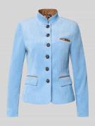 WHITE LABEL Blazer mit Strukturmuster in Hellblau, Größe 34