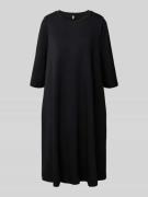 Soyaconcept Knielanges Kleid mit Rundhalsausschnitt Modell 'BANU' in B...