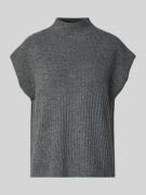 Soyaconcept Strickshirt mit Stehkragen Modell 'VIRGINIA' in Dunkelgrau...