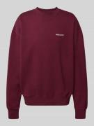 Pegador Oversized Sweatshirt mit Logo-Stitching und Rundhalsausschnitt...