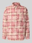 WOODBIRD Freizeithemd mit Knopfleiste Modell 'Jong' in Altrosa, Größe ...