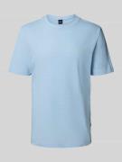 BOSS Regular Fit T-Shirt aus Baumwoll-Mix in Bleu, Größe L