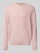 ANNARR Wollpullover mit Rundhalsausschnitt Modell 'RAGI' in Rosa, Größ...