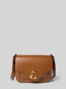 Coccinelle Crossbody Bag mit Logo-Applikation Modell 'Calf' in Cognac,...