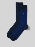 Tommy Hilfiger Strümpfe aus Baumwoll-Mix im 2er-Pack in Royal, Größe 3...
