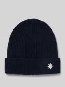 Manuel Ritz Wollmütze mit Kaschmir-Anteil in Marine, Größe 1