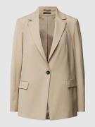 comma Blazer mit Reverskragen in Sand, Größe 38