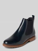 Tamaris Chelsea Boots aus echtem Leder in Marine, Größe 37
