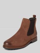 Tamaris Chelsea Boots aus echtem Leder in Schoko, Größe 36