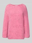 Rich & Royal Strickpullover mit Alpaka-Anteil und 3/4-Arm in Pink, Grö...