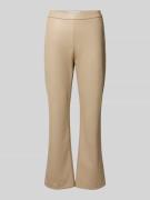 Raffaello Rossi Flared Bootcut Hose in Leder-Optik Modell 'MACY' in Sa...