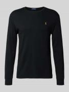 Polo Ralph Lauren Longsleeve mit gerippten Abschlüssen in Black, Größe...