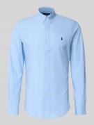 Polo Ralph Lauren Freizeithemd mit Knopfleiste in Blau, Größe L