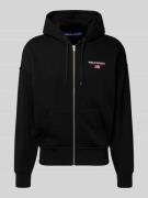 Polo Ralph Lauren Sweatjacke mit Label-Stitching in Black, Größe L