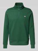 Dickies Sweatshirt mit Troyer-Kragen Modell 'OAKPORT' in Dunkelgruen, ...