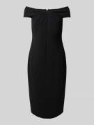 Lauren Ralph Lauren Knielanges Cocktailkleid mit Knotendetail Modell '...