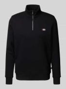 Dickies Sweatshirt mit Troyer-Kragen Modell 'OAKPORT' in Black, Größe ...