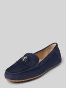 Lauren Ralph Lauren Lederslipper mit Label-Applikation Modell 'BARNSBU...