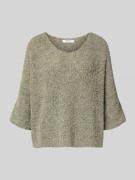 ZABAIONE Relaxed Fit Strickpullover mit Woll-Alpaka-Anteil Modell 'Em4...