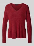 Vero Moda Regular Fit Strickpullover mit V-Ausschnitt Modell 'CREWLEFI...