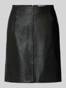 ICHI Minirock in Leder-Optik Modell 'KATE' in Black, Größe 34