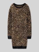 Guess Strickkleid mit Label-Detail in Black, Größe 140