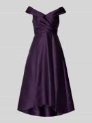 Adrianna Papell Cocktailkleid im Off-Shoulder-Look in Bordeaux, Größe ...