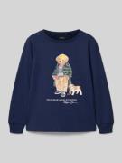 Polo Ralph Lauren Kids Regular Fit Longsleeve mit Logo-Print in Marine...