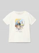 Polo Ralph Lauren Kids Regular Fit T-Shirt mit Logo-Print in Weiss, Gr...