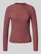 Only Slim Fit Langarmshirt mit Viskose-Anteil Modell 'LEMMA' in Altros...