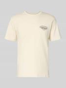 Jack & Jones T-Shirt mit Label-Print Modell 'MAKOTO' in Offwhite, Größ...