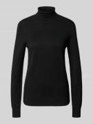 Jake*s Casual Slim Fit Longsleeve aus Viskose-Mix in Strick-Optik in B...