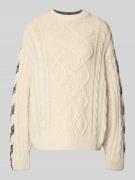 Jake*s Casual Oversized Pullover aus reiner Baumwolle in Strick-Optik ...