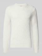 Christian Berg Men Strickpullover mit Kaschmir-Anteil in Offwhite, Grö...