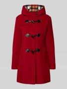 Gil Bret Dufflecoat mit Kaschmir-Anteil in Rot, Größe 46