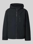CHAMPION Jacke mit Kapuze in Black, Größe L