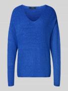 Vero Moda Regular Fit Strickpullover mit V-Ausschnitt Modell 'CREWLEFI...