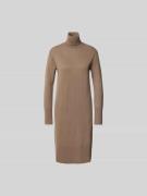 Joseph Kaschmirkleid mit Rollkragen in Beige, Größe L