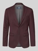 MCNEAL 2-Knopf-Sakko mit Reverskragen in Bordeaux, Größe 46