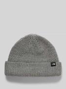 The North Face Strickmütze mit breitem Umschlag und Label-Detail in Mi...