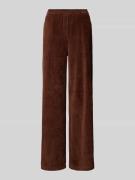 JAKE*S STUDIO WOMAN Cordhose mit elastischem Bund in Schoko, Größe 34