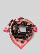 Marc Cain Seidenschal mit eingefassten Abschlüssen in Black, Größe 1