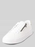 Tommy Hilfiger Low Top Sneaker aus echtem Leder in Weiss, Größe 40