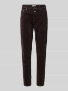 Marc O'Polo Boyfriend Fit Feincordhose aus Baumwoll-Mix in Dunkelbraun...