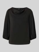 s.Oliver BLACK LABEL Relaxed Fit Sweatshirt aus Modal-Mix in Black, Gr...