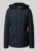 Gil Bret Steppjacke mit Kapuze und Pattentaschen in Dunkelblau, Größe ...